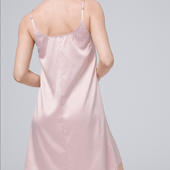 Pink Satin Chemise - Picture 2 of 4